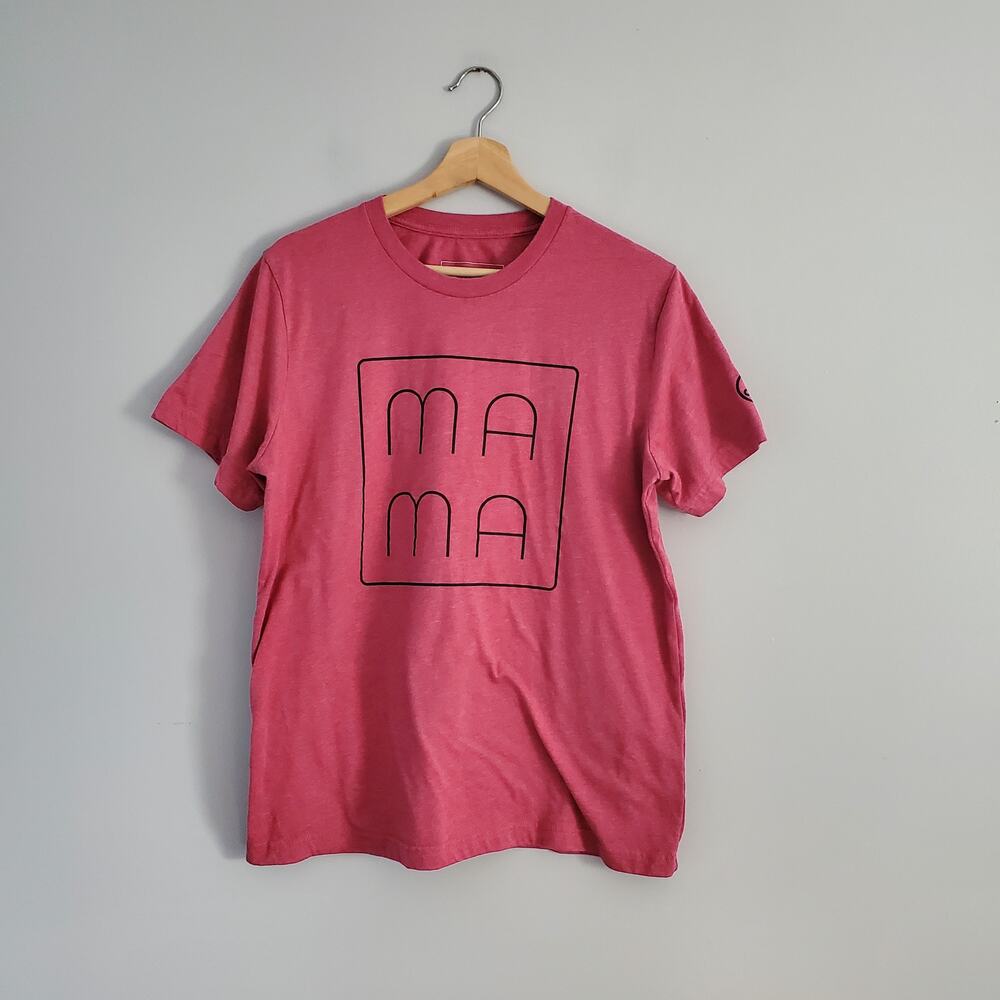 Mama Women's Red Short Sleeve Tee L